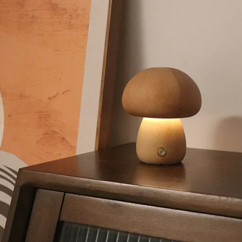 LED Touch Control Table Lamp – Soft Light Mushroom Design for Bedroom and Kids' Room 6