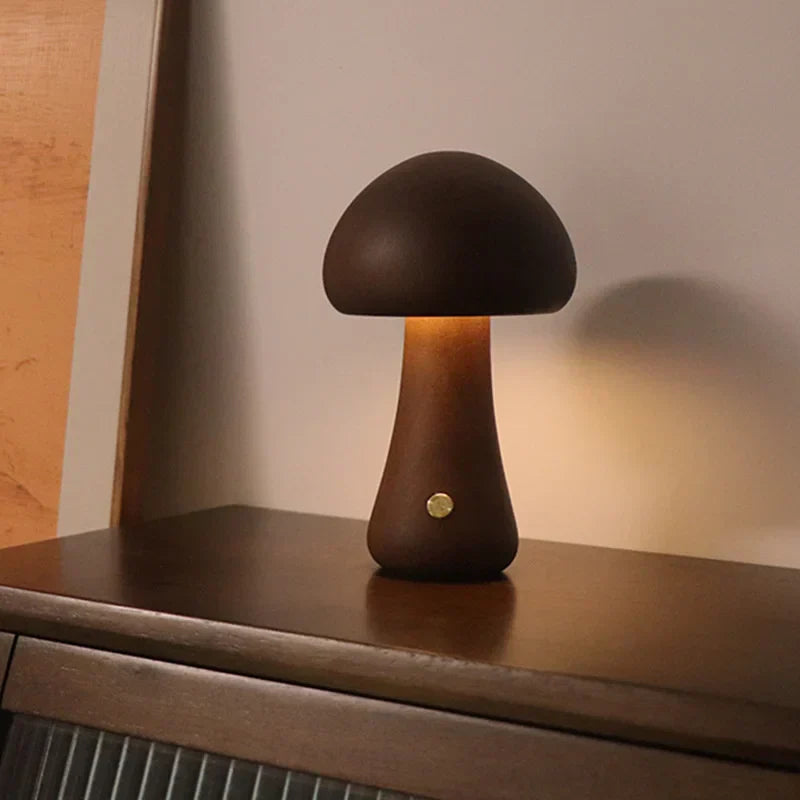 LED Touch Control Table Lamp – Soft Light Mushroom Design for Bedroom and Kids' Room 9