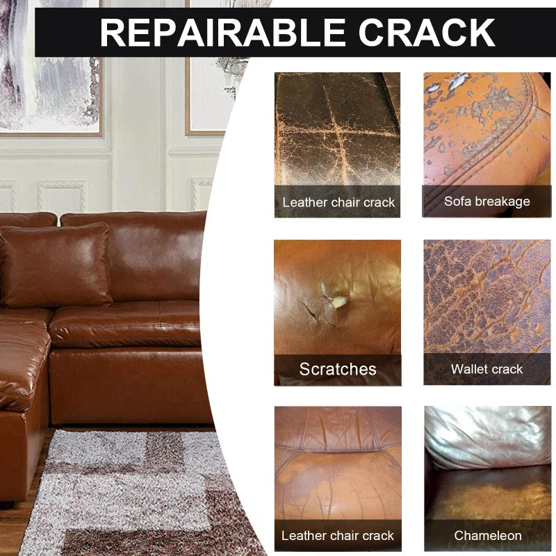 Leather Repair Gel for Easy Restoration of Seats and Upholstery – Non-Toxic and Portable 3