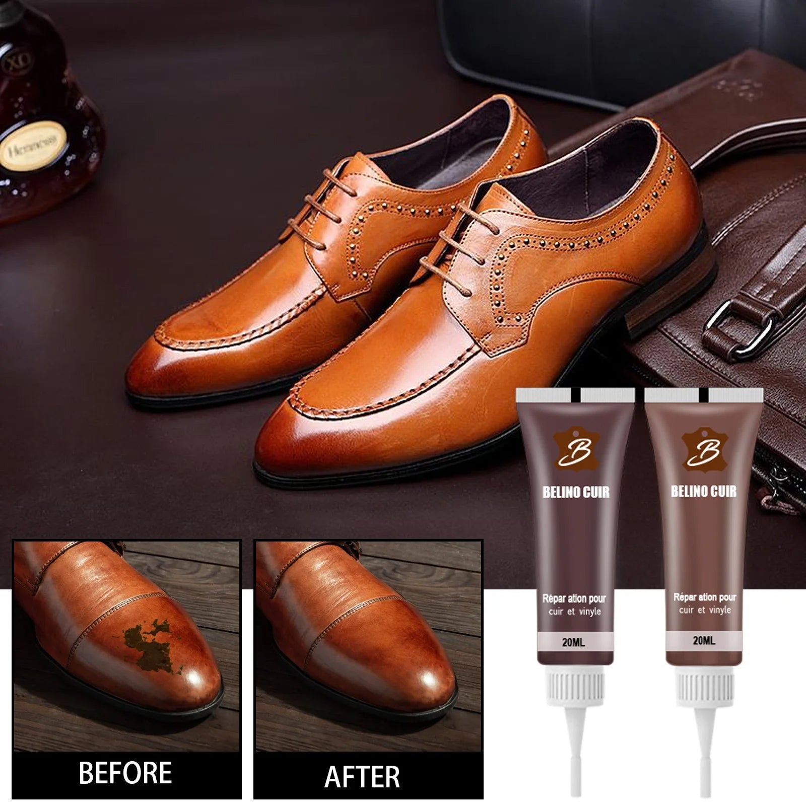 Leather Repair Gel for Easy Restoration of Seats and Upholstery – Non-Toxic and Portable 5