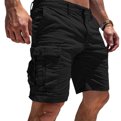 Lightweight Cotton Cargo Shorts for Men with Multiple Pockets – Relaxed Fit for Comfort 2
