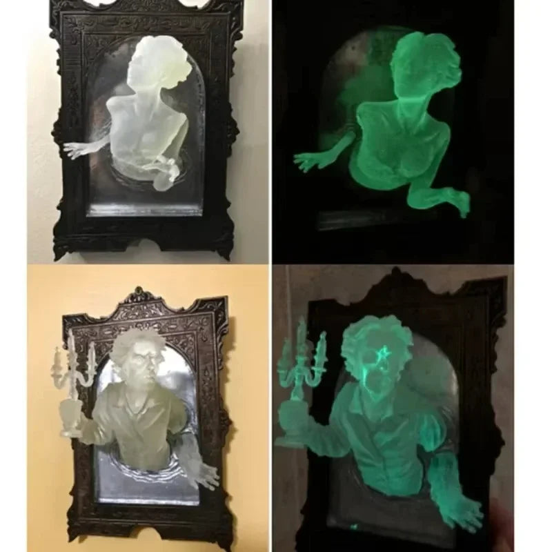 Luminous Devil's Hand Wall Decoration – Gothic Resin Art for Spooky Home Decor – 12x8 Inches, Indoor Accent Piece