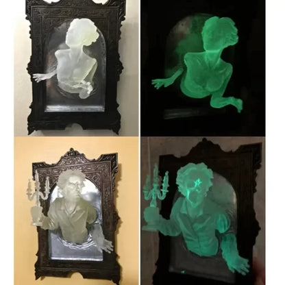 Luminous Devil's Hand Wall Decoration – Gothic Resin Art for Spooky Home Decor – 12x8 Inches, Indoor Accent Piece