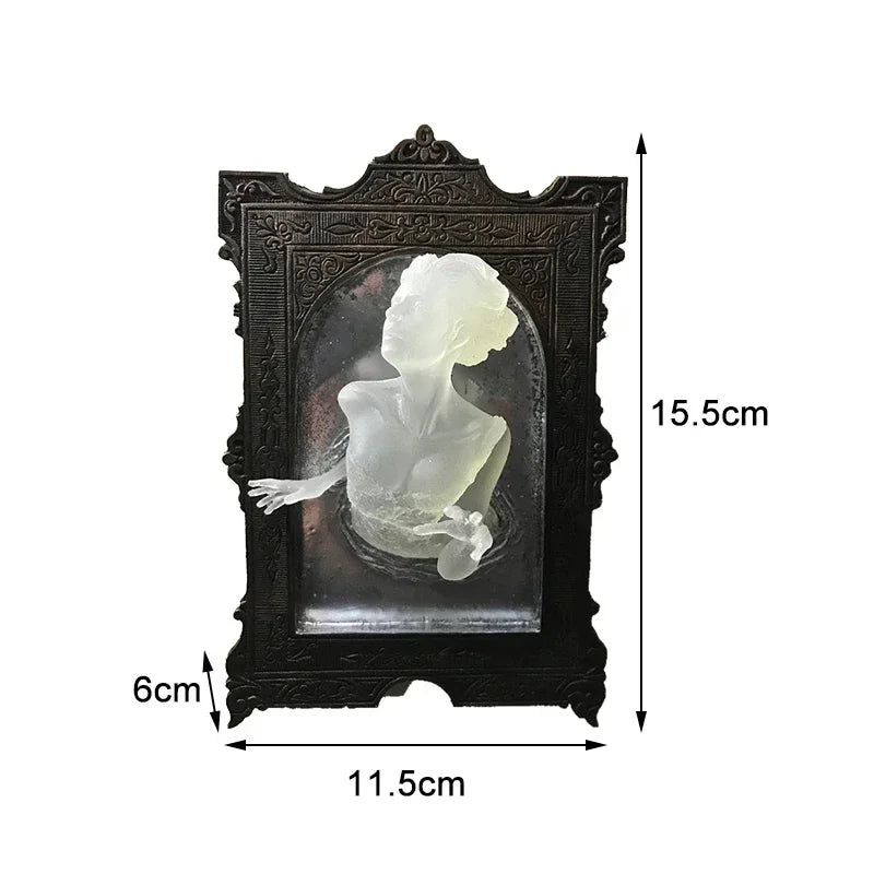 Luminous Devil's Hand Wall Decoration – Gothic Resin Art for Spooky Home Decor – 12x8 Inches, Indoor Accent Piece