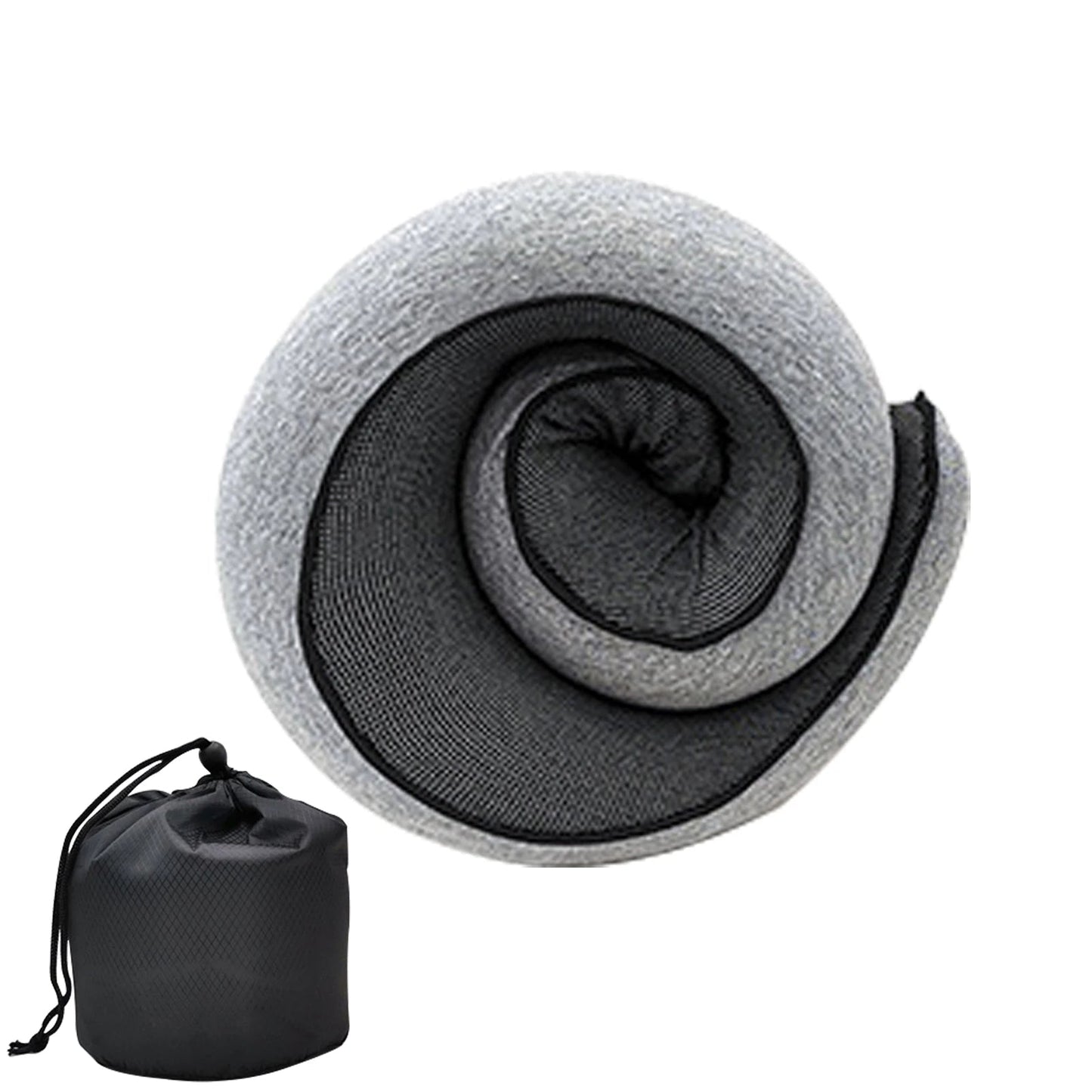 Luxury Memory Foam Travel Neck Pillow with Ergonomic Design and Waterproof Carry Bag 3