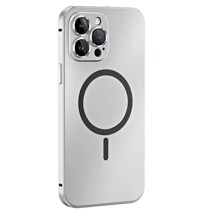 Magnetic Metal Case for iPhone 15 Pro Max – Sleek, Durable, Shockproof Design with MagSafe Compatibility 0