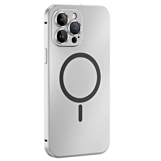 Magnetic Metal Case for iPhone 15 Pro Max – Sleek, Durable, Shockproof Design with MagSafe Compatibility 0