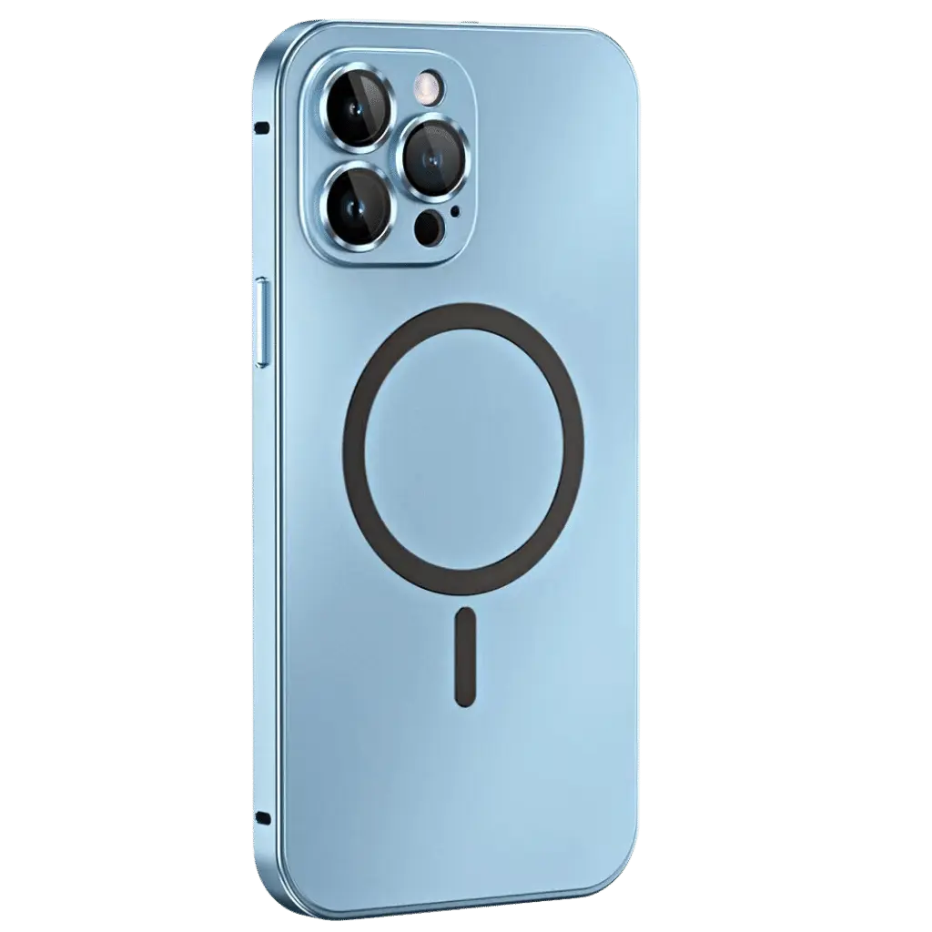 Magnetic Metal Case for iPhone 15 Pro Max – Sleek, Durable, Shockproof Design with MagSafe Compatibility 12