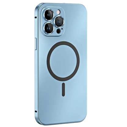 Magnetic Metal Case for iPhone 15 Pro Max – Sleek, Durable, Shockproof Design with MagSafe Compatibility 12