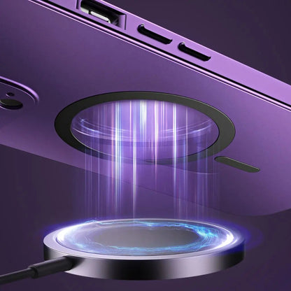Magnetic Metal Case for iPhone 15 Pro Max – Sleek, Durable, Shockproof Design with MagSafe Compatibility 3