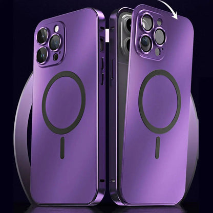 Magnetic Metal Case for iPhone 15 Pro Max – Sleek, Durable, Shockproof Design with MagSafe Compatibility 4