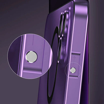 Magnetic Metal Case for iPhone 15 Pro Max – Sleek, Durable, Shockproof Design with MagSafe Compatibility 7