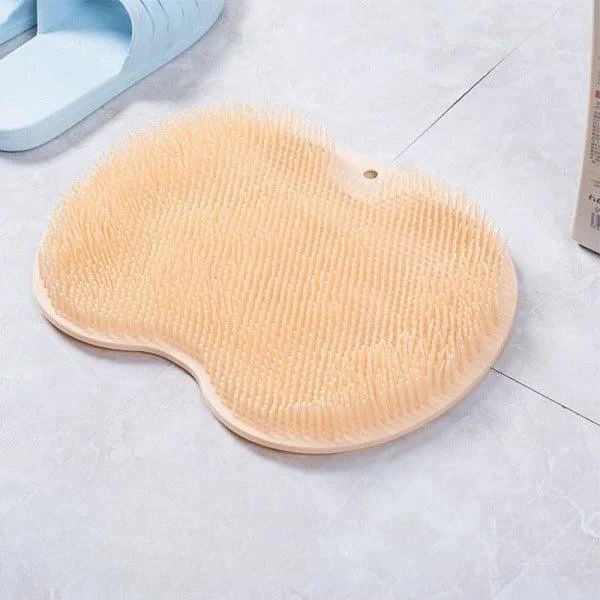 Massaging Back and Foot Shower Brush with Suction Cups – Exfoliating and Relaxing Body Cleanser 2
