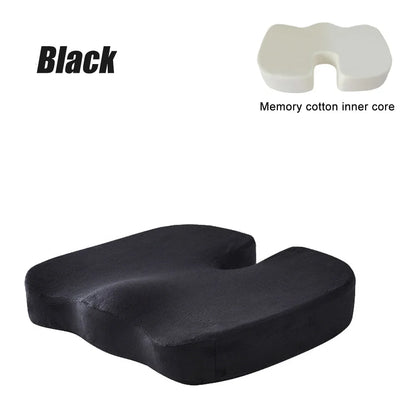 Memory Foam U-Shaped Travel Seat Cushion for Comfort and Support – Ergonomic, Portable Design for Car and Office Use