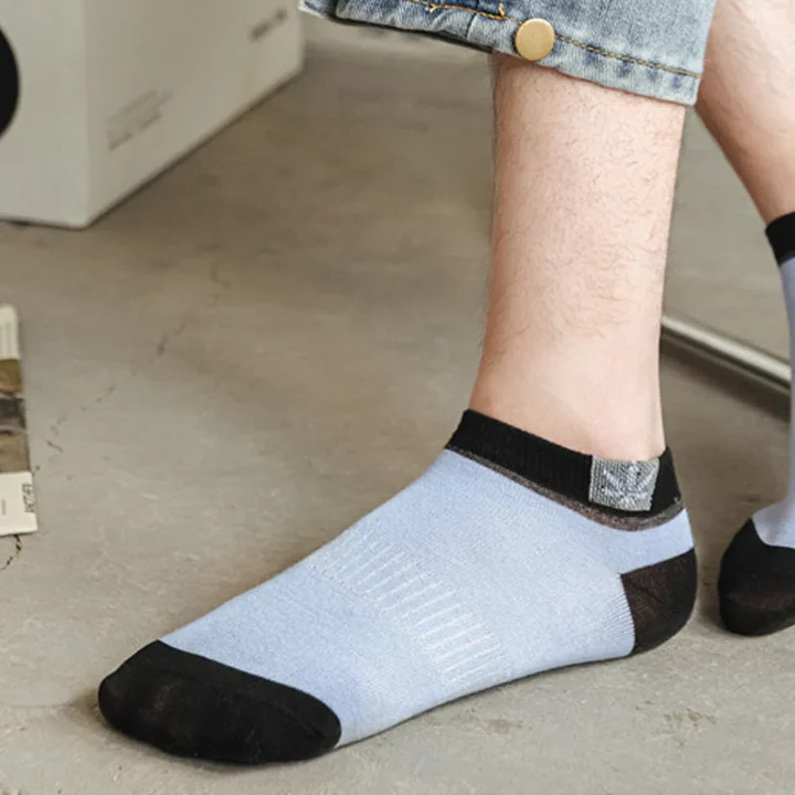 Men's Casual Low Cut Ankle Socks – 20 Pairs of Thin Cotton Sweat-Wicking Socks 4