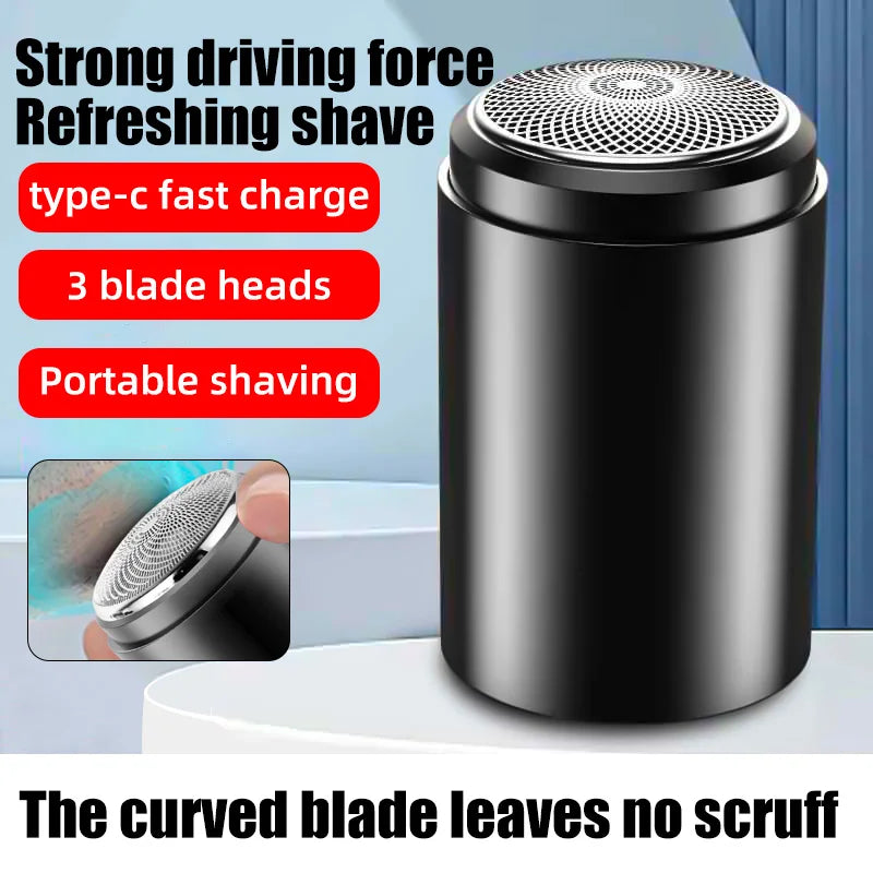 Men's Electric Shaver with TYPE-C Charging – Portable Dual Style Electric Razor for Effortless Grooming 0