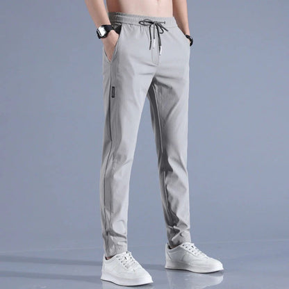 Men's Long Golf Pants with Breathable Fabric and Classic Design for Comfort and Style 0