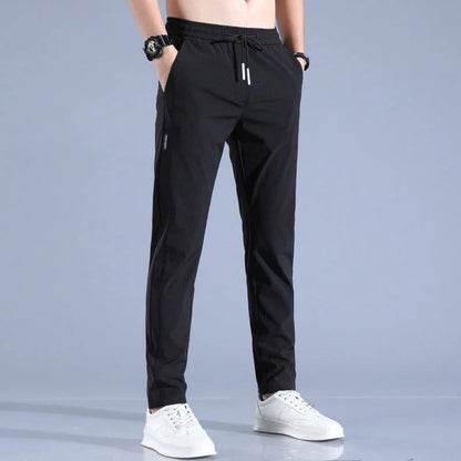 Men's Long Golf Pants with Breathable Fabric and Classic Design for Comfort and Style 1