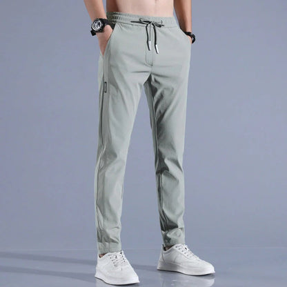 Men's Long Golf Pants with Breathable Fabric and Classic Design for Comfort and Style 2