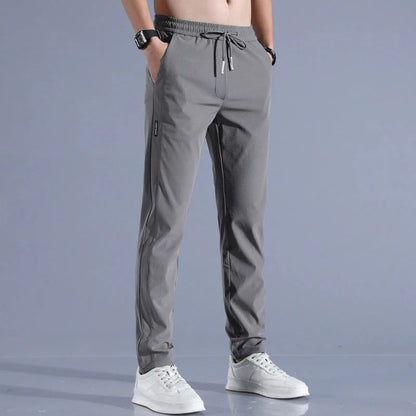 Men's Long Golf Pants with Breathable Fabric and Classic Design for Comfort and Style 4
