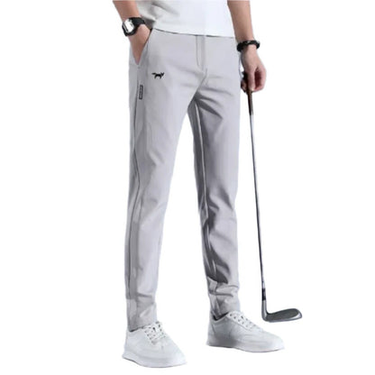 Men's Long Golf Pants with Breathable Fabric and Classic Design for Comfort and Style 5