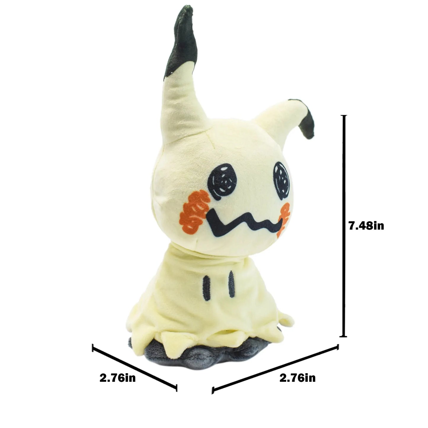 Mimikyu and Eevee Plush Toy – 7-Inch Soft Stuffed Animals for Kids, Cuddly Plushies for Anime Fans
