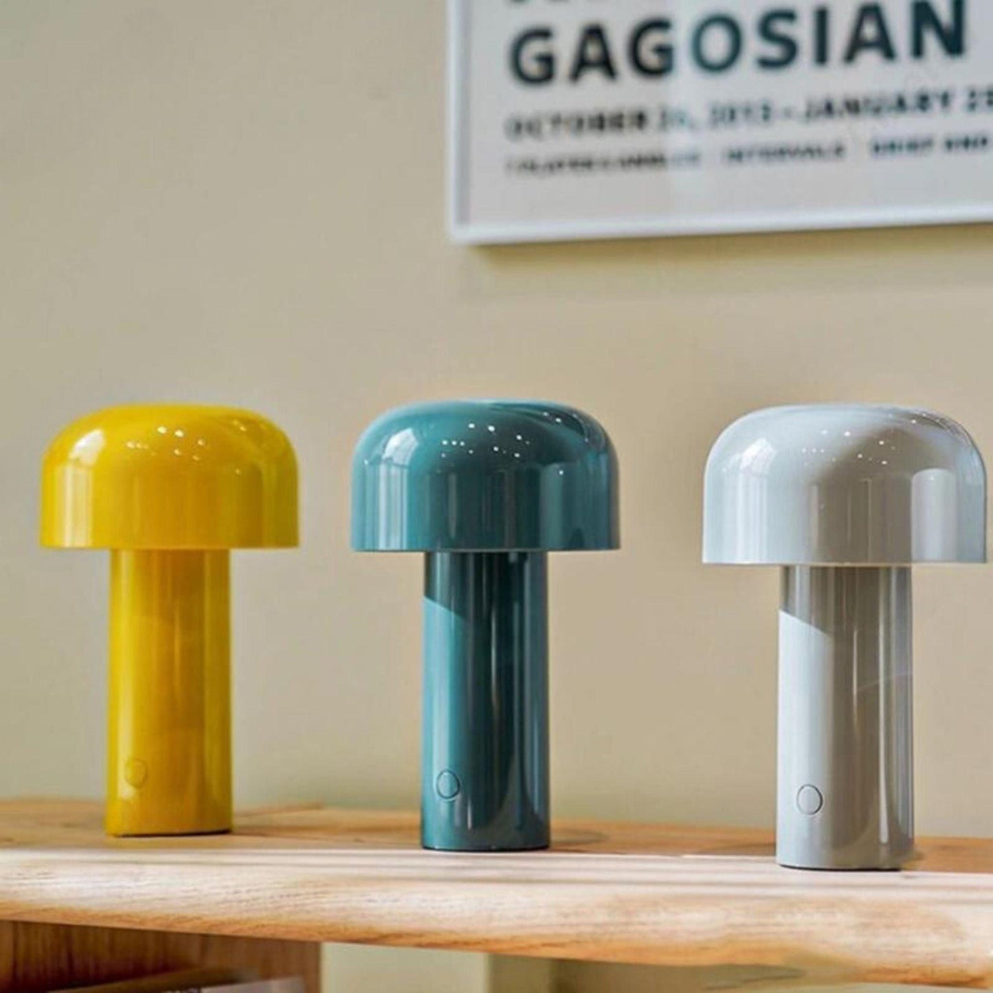 Mini Mushroom LED Lamp with Adjustable Brightness – Colorful Design for Desk or Nightstand 2