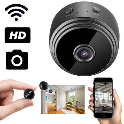 Mini Wireless Surveillance Camera with Night Vision and Motion Detection – Compact 1080P HD Security Camera 0