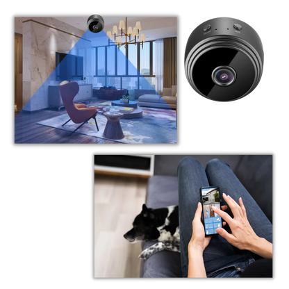Mini Wireless Surveillance Camera with Night Vision and Motion Detection – Compact 1080P HD Security Camera 1