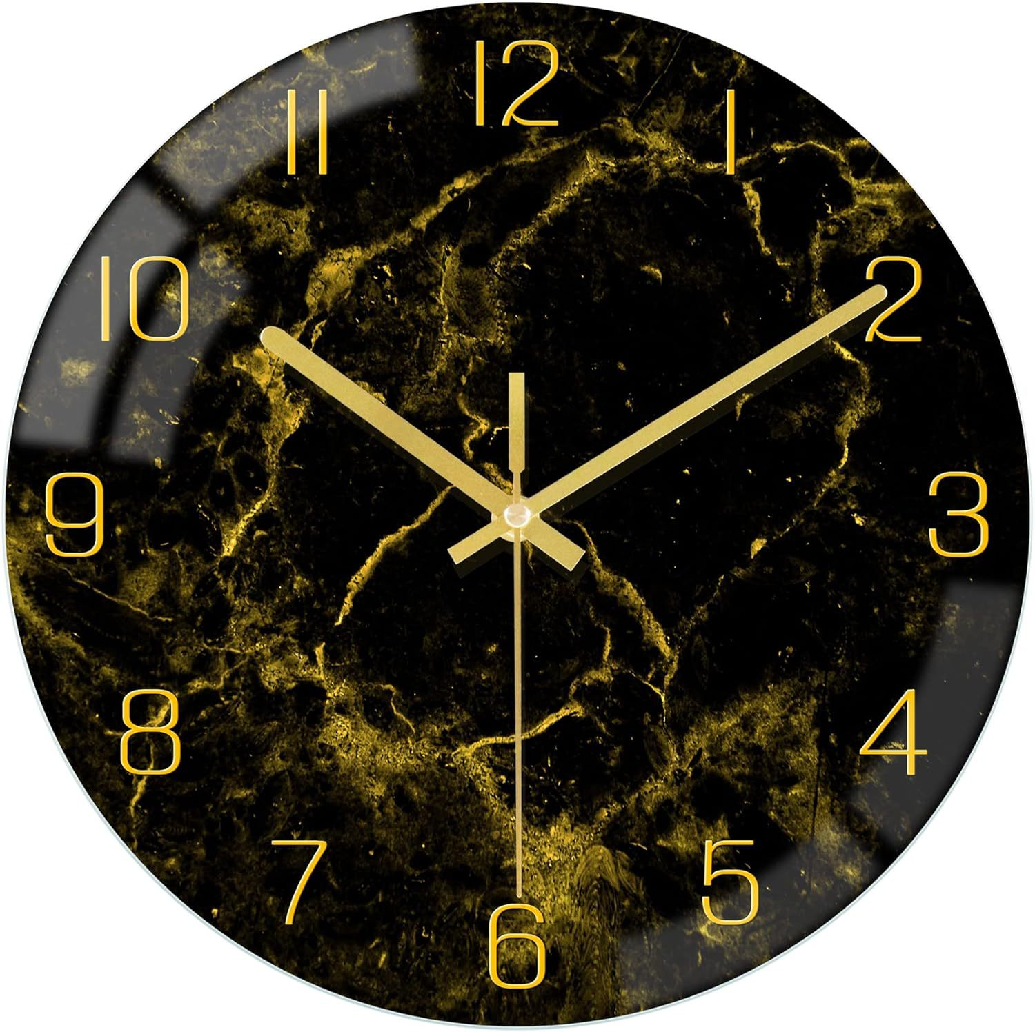 Modern 12-Inch Wall Clock Decor with Artistic Design – Elegant Timekeeper for Home Interiors 0