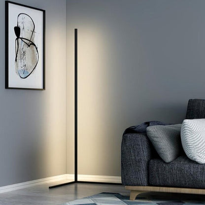 Modern Black Floor Lamp with Adjustable Brightness – Slim LED Standing Lamp for Living Room and Bedroom 8