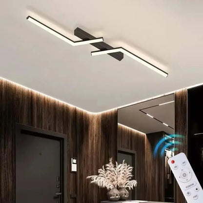 Modern LED Ceiling Light with Adjustable Brightness – Energy-Efficient Linear Design for Home and Office 1