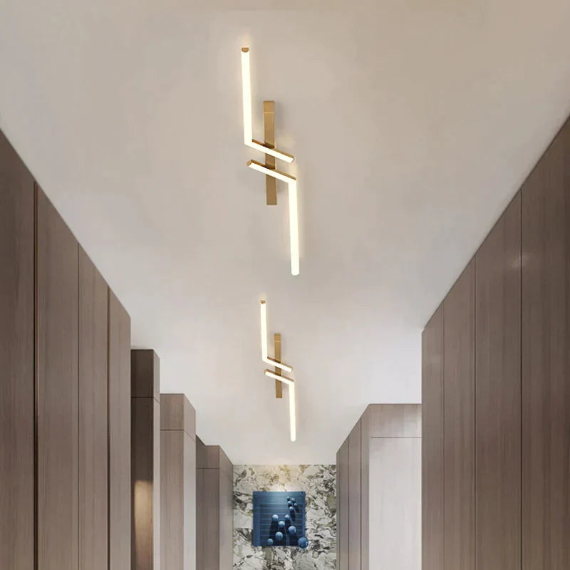 Modern LED Ceiling Light with Adjustable Brightness – Energy-Efficient Linear Design for Home and Office 2
