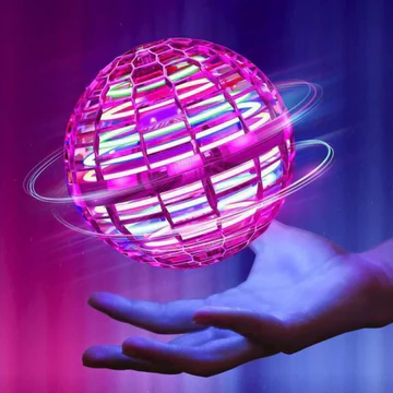 Motorized Galaxy Fly Orb Boomerang Toy with LED Lights – Perfect for Kids Ages 3 and Up 2