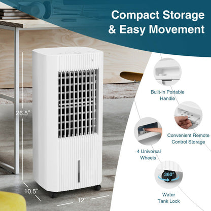 Multi-Mode Evaporative Air Cooler with Adjustable Speeds and Remote Control – Portable 3-in-1 Cooling System 2