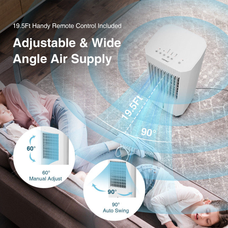 Multi-Mode Evaporative Air Cooler with Adjustable Speeds and Remote Control – Portable 3-in-1 Cooling System 5