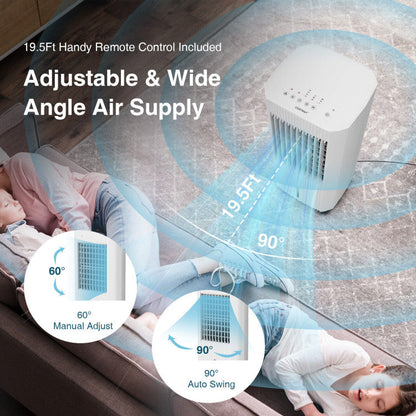 Multi-Mode Evaporative Air Cooler with Adjustable Speeds and Remote Control – Portable 3-in-1 Cooling System 5