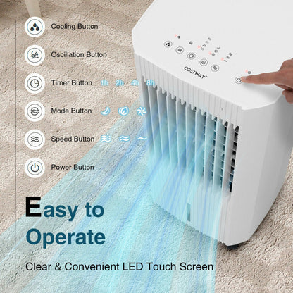 Multi-Mode Evaporative Air Cooler with Adjustable Speeds and Remote Control – Portable 3-in-1 Cooling System 6