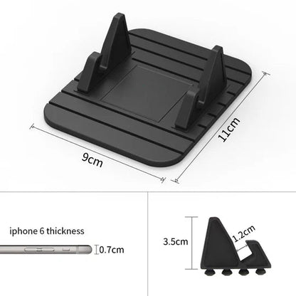 Non-Slip Car Phone Holder with Suction Base – Silicone Gel Dashboard Mount 4