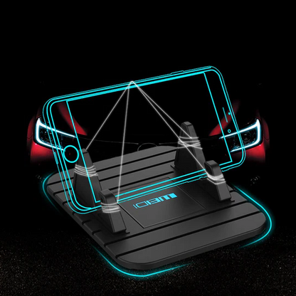 Non-Slip Car Phone Holder with Suction Base – Soft Silicone for GPS and Media Viewing 2