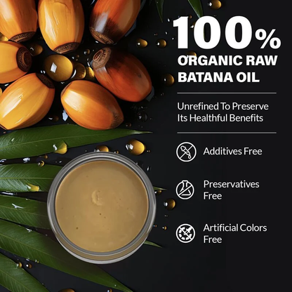 Organic Raw Batana Hair Growth Oil with Vitamin E, Rosemary & Eucalyptus – Nourishing Elixir for Healthy Hair Growth and Strength 2
