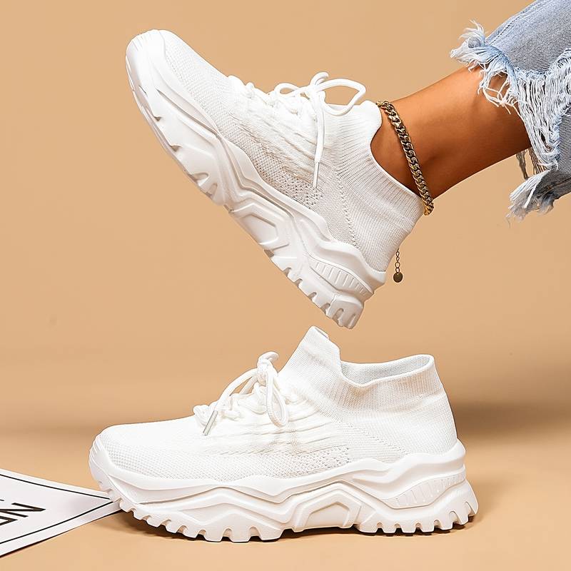 Orthopedic Sneakers with Advanced Cushioning – Comfortable Footwear in White, Black, and Beige for Everyday Wear 1