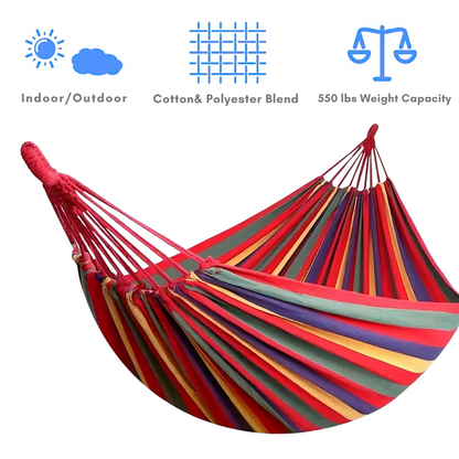 Outdoor Double Hammock Chair for Two – Durable and Comfortable Hanging Seat 4