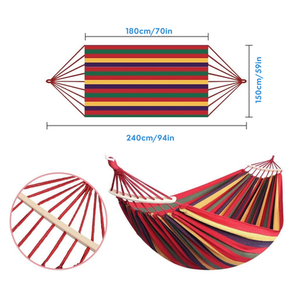 Outdoor Double Hammock Chair for Two – Durable and Comfortable Hanging Seat 5