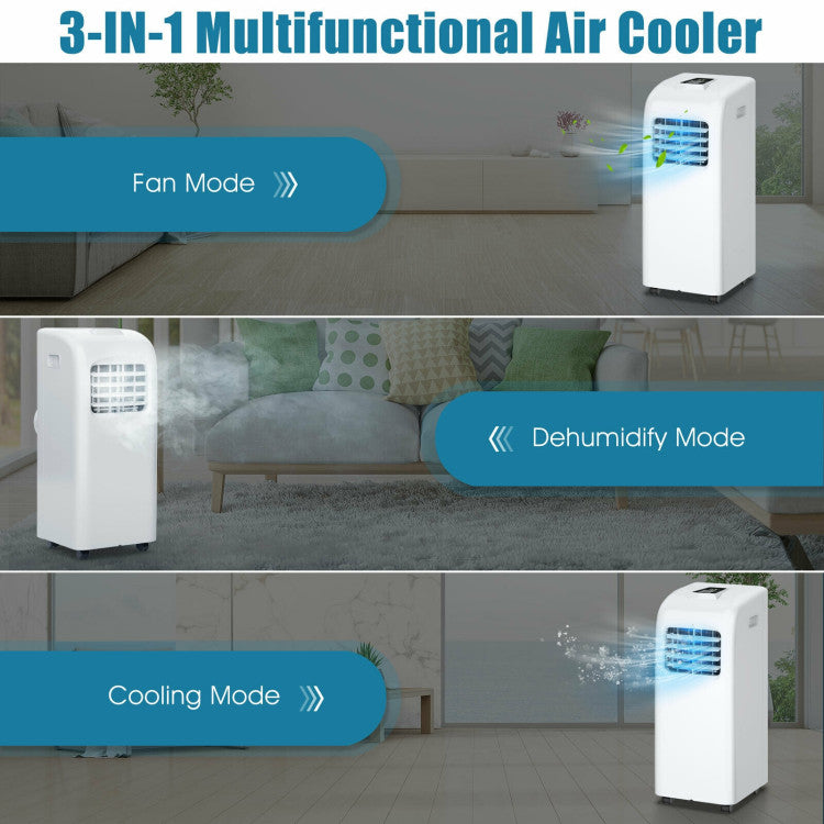 Portable Air Conditioner 8000 BTU with Dehumidifier Mode – Ideal for Bedrooms and Offices 2