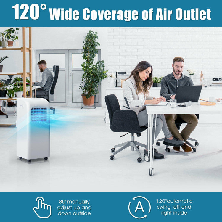 Portable Air Conditioner 8000 BTU with Dehumidifier Mode – Ideal for Bedrooms and Offices 5