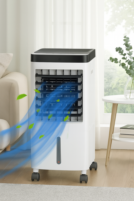 Portable Air Cooler with Remote Control and 6L Water Tank – Energy-Efficient Home Cooling Solution 0