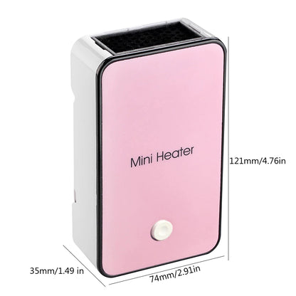 Portable Electric Mini Heater, Small Room Heater with Adjustable Stand for Home and Office – 50W Efficient Warm Air Blower 5
