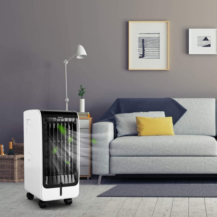 Portable Evaporative Cooler with 3-Speed Fan and 8-Hour Timer – Ideal for Home and Office 1