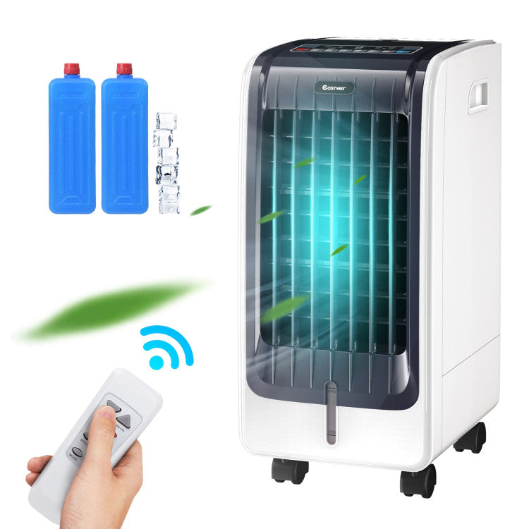 Portable Evaporative Cooler with 3-Speed Fan and 8-Hour Timer – Ideal for Home and Office 5